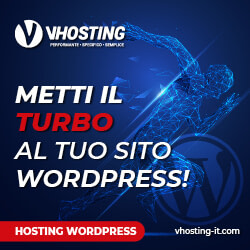 dominio e hosting vHosting per sito WordPress