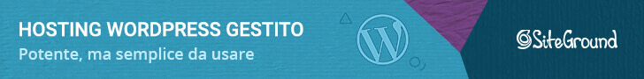 servizio Hosting Siteground ottimo per un sito in WordPress